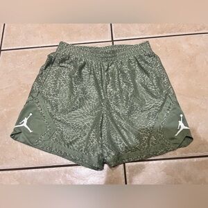 Jordan Oil Green/Phantom Diamond Athletic Shorts
